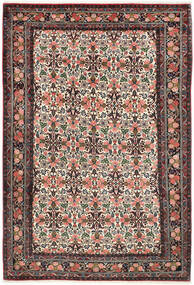 200X302 絨毯 ビジャー オリエンタル 茶色/レッド (ウール, ペルシャ/イラン)