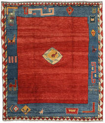  Gabbeh Rustic Rug 184X214 Persian Wool Red/Dark Blue Carpetvista