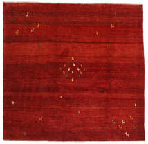 絨毯 ギャッベ Rustic 194X201 正方形 ダークレッド/レッド (ウール, ペルシャ/イラン)