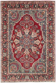 Kerman Teppe 208X305 Rød/Mørk Grå Ull, Persia/Iran