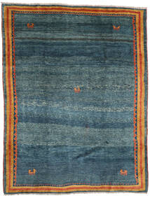 Gabbeh Rustic Teppich 193X252 Dunkelblau/Blau Wolle, Persien/Iran Carpetvista