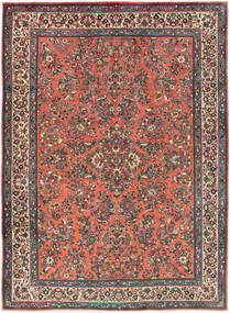  Persischer Sarough Teppich 225X311 Rot/Braun
