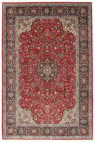 Alfombra Sarough 210X312 Rojo/Marrón (Lana, Persia/Irán)
