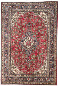 Täbriz Teppich 196X298 Persischer Wollteppich Rot/Dunkelrot Carpetvista
