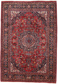 205X297 Maschad Teppich Orientalischer Rot/Dunkelrot (Wolle, Persien/Iran) Carpetvista