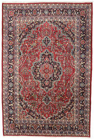 Maschad Teppich 195X292 Rot/Dunkelrot Wolle, Persien/Iran Carpetvista