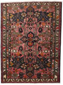 150X200 絨毯 オリエンタル ハマダン 茶色/レッド (ウール, ペルシャ/イラン) Carpetvista