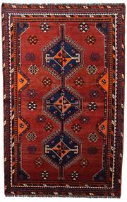 Ghashghai Teppich 140X222 Rot/Dunkelrosa Wolle, Persien/Iran Carpetvista
