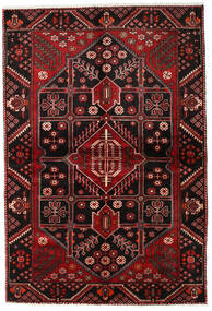  Hamadan Teppich 154X227 Persischer Wollteppich Braun/Rot Klein Carpetvista
