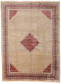  Persischer Sarough Mir Teppich 281X382 Beige/Rot Großer (Wolle, Persien/Iran)