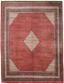  Persisk Sarough Mir Matta 288X385 Röd/Brun Stor (Ull, Persien/Iran)