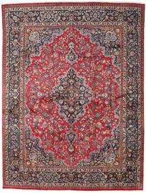 Tapete Oriental Mashad 299X386 Vermelho/Cinzento Grande (Lã, Pérsia/Irão)
