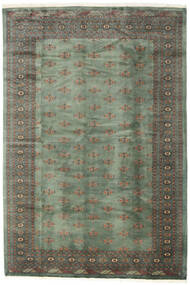 Pakistan Buchara 3Ply Teppich 199X294 Grün/Grau Wolle, Pakistan Carpetvista