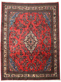Tapete Oriental Hamadã 271X354 Vermelho/Castanho Grande (Lã, Pérsia/Irão)