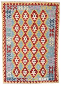  124X179 Klein Kelim Afghan Old Stil Teppich Wolle, Carpetvista