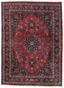 250X343 Dywan Meszhed Orientalny Czerwony/Ciemno Różowy Duży (Wełna, Persja/Iran) Carpetvista