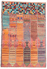  Moroccan Berber - Afghanistan 119X174 ウール 絨毯 レッド/ベージュ 小 Carpetvista