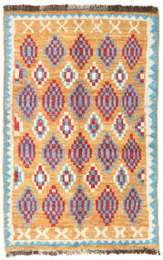  Moroccan Berber - Afghanistan 88X139 ウール 絨毯 ベージュ/レッド 小 Carpetvista