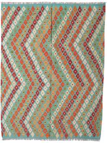  Orientalischer Kelim Afghan Old Stil Teppich 149X198 Grau/Beige Wolle, Afghanistan Carpetvista