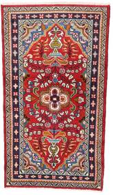 絨毯 ペルシャ リリアン 74X127 レッド/ダークレッド (ウール, ペルシャ/イラン)