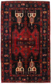  Persialainen Hamadan Matot Matto 143X238 Tummanpunainen/Punainen (Villa, Persia/Iran)