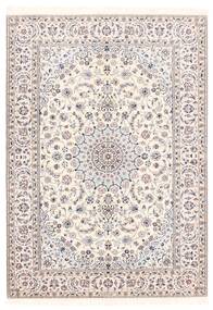  Orientalisk Nain 6La Matta 156X222 Beige/Ljusgrå Persien/Iran