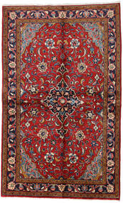  Mahal Teppich 137X222 Persischer Wollteppich Rot/Dunkellila Klein Carpetvista