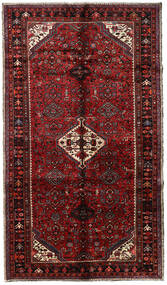 Persisk Hosseinabad Teppe 158X277 Mørk Rød/Rød (Ull, Persia/Iran)