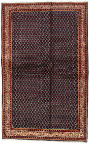 128X203 Sarough Mir Vloerkleed Oosters Donkerpaars/Rood (Wol, Perzië/Iran) Carpetvista