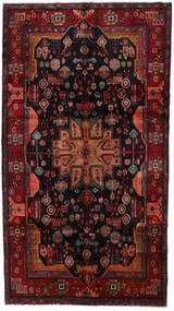 158X286 Nahavand Tæppe Orientalsk Mørkerød/Rød (Uld, Persien/Iran) Carpetvista
