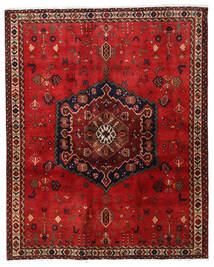  Orientalischer Afshar Teppich 136X198 Rot/Dunkelrot Wolle, Persien/Iran Carpetvista