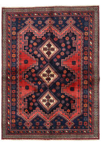 149X201 Tapete Afshar Oriental Vermelho/Porpora Escuro (Lã, Pérsia/Irão) Carpetvista