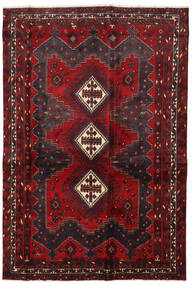  Orientalischer Afshar Teppich 174X255 Dunkelrot/Rot Wolle, Persien/Iran Carpetvista