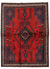  Persischer Afshar Teppich 166X222 Rot/Dunkelrot (Wolle, Persien/Iran)