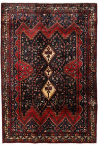 Afshar Teppich 172X250 Dunkelrot/Rot Wolle, Persien/Iran Carpetvista