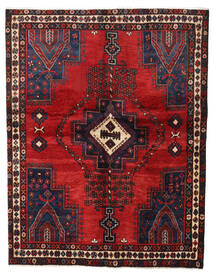 Tappeto Orientale Afshar 147X187 Rosso/Rosa Scuro (Lana, Persia/Iran)