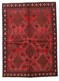 Alfombra Afshar 149X204 Rojo/Rojo Oscuro (Lana, Persia/Irán)