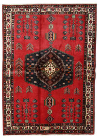  Persisk Afshar Matta 168X235 Röd/Brun (Ull, Persien/Iran)
