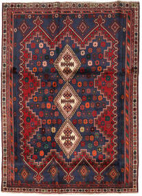 Tapete Afshar 175X242 Cinza Escuro/Vermelho (Lã, Pérsia/Irão)