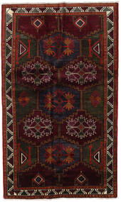 絨毯 ペルシャ ロリ 142X240 ダークレッド/レッド (ウール, ペルシャ/イラン)