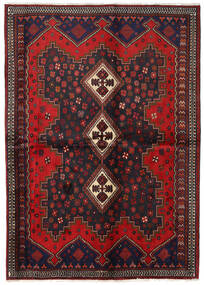 163X230 Tapete Oriental Afshar Rosa Escuro/Vermelho (Lã, Pérsia/Irão) Carpetvista
