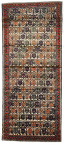 絨毯 ペルシャ アフシャル 95X226 廊下 カーペット 茶色/ベージュ (ウール, ペルシャ/イラン)