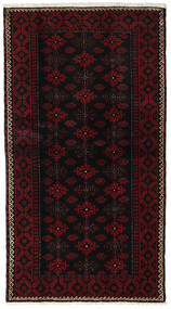 105X190 Χαλι Beluch Ανατολής Σκούρο Κόκκινο (Μαλλί, Περσικά/Ιρανικά) Carpetvista
