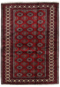 127X184 Χαλι Beluch Ανατολής Σκούρο Κόκκινο/Κόκκινα (Μαλλί, Περσικά/Ιρανικά) Carpetvista