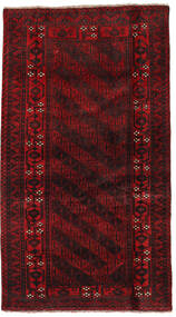  Belutsch Teppich 102X184 Persischer Wollteppich Dunkelrot/Rot Klein Carpetvista
