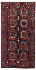 Persisk Beluch Tæppe 105X178 Mørkerød/Rød (Uld, Persien/Iran)