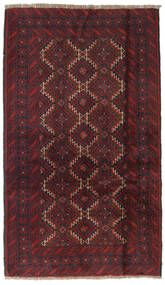 Belutsch Teppich 104X178 Dunkelrot/Rot Wolle, Persien/Iran Carpetvista
