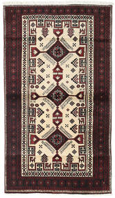  Persischer Belutsch Teppich 97X170 Dunkelrot/Beige (Wolle, Persien/Iran)
