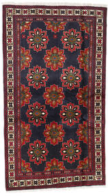 106X184 Χαλι Beluch Ανατολής Σκούρο Γκρι/Κόκκινα (Μαλλί, Περσικά/Ιρανικά) Carpetvista