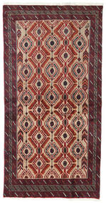  Baluch Rug 100X192 Persian Wool Red/Dark Red Small Carpetvista